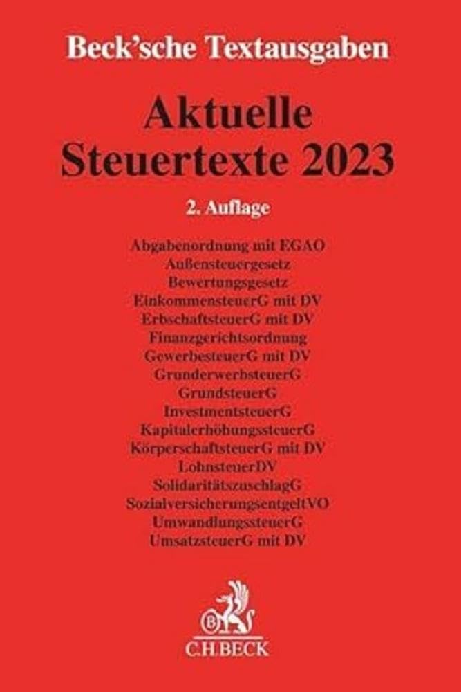 Aktuelle Steuertexte 2023 Law