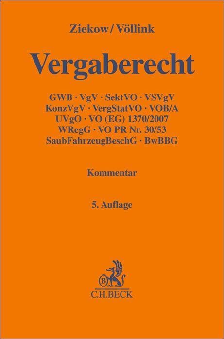 Product Image: Vergaberecht