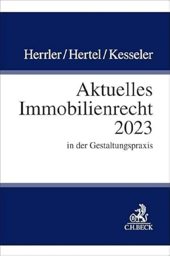 Aktuelles Immobilienrecht 2023 book