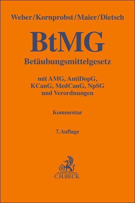 Betäubungsmittelgesetz. BtMG Law