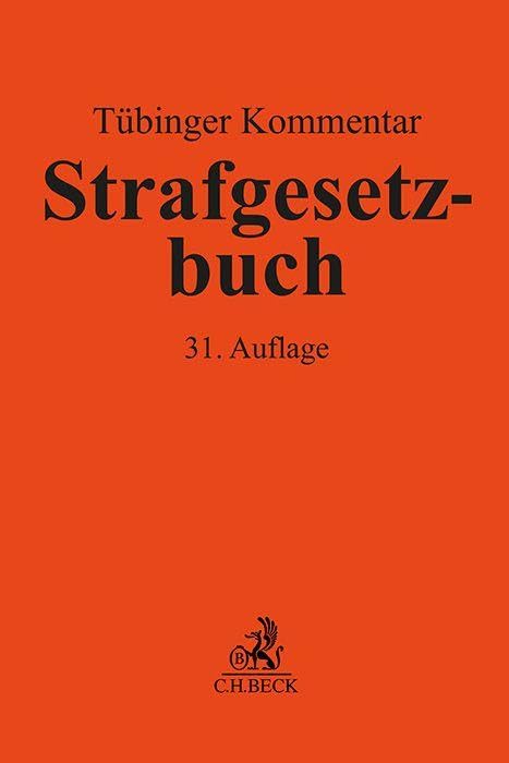 Tübinger Kommentar Strafgesetzbuch. StGB Law