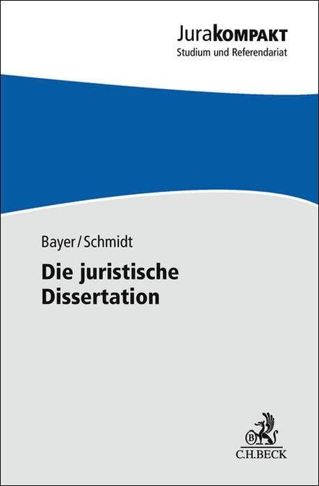 Die juristische Dissertation Law