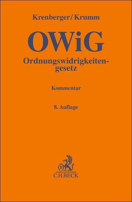 Product Image: Ordnungswidrigkeitengesetz. OWiG