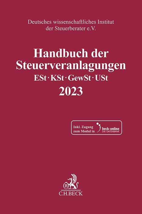 Handbuch der Steuerveranlagungen Law