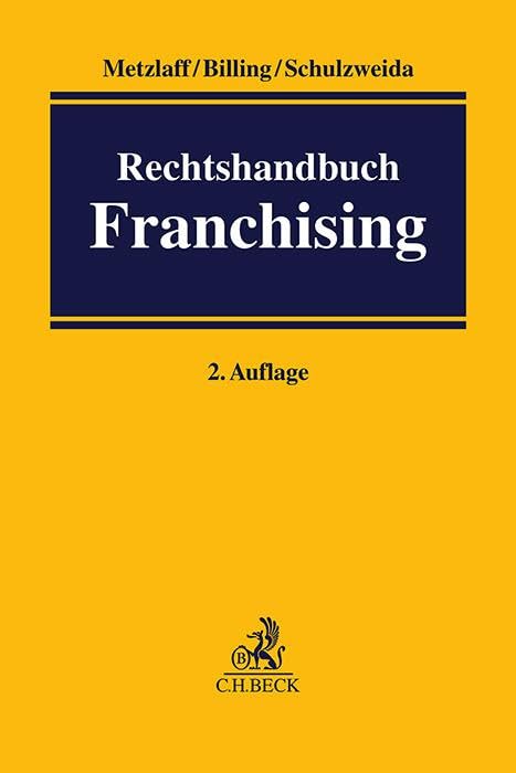 Product Image: Rechtshandbuch Franchising