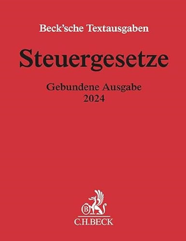 Steuergesetze Gebundene Ausgabe 2024 Law