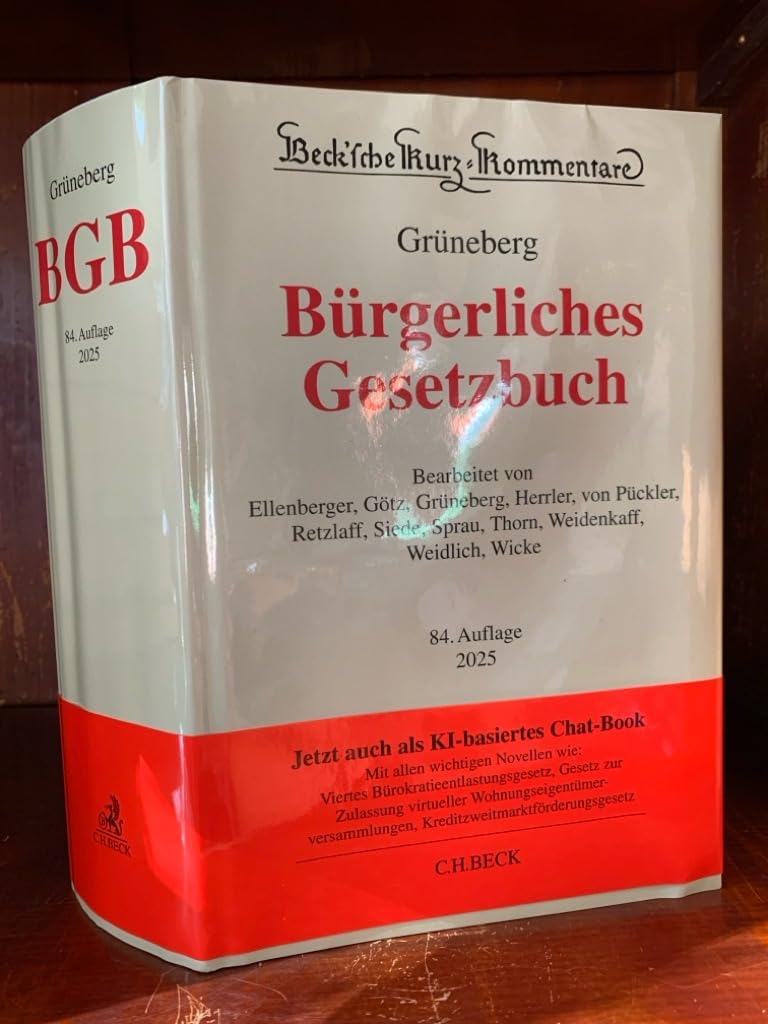 Bürgerliches Gesetzbuch. BGB Law