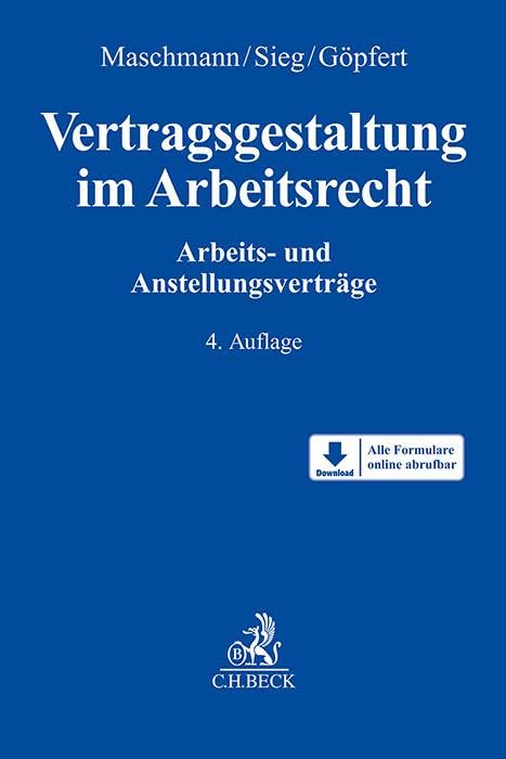 Product Image: Vertragsgestaltung im Arbeitsrecht