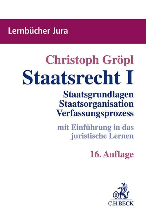 Staatsrecht I Law Books