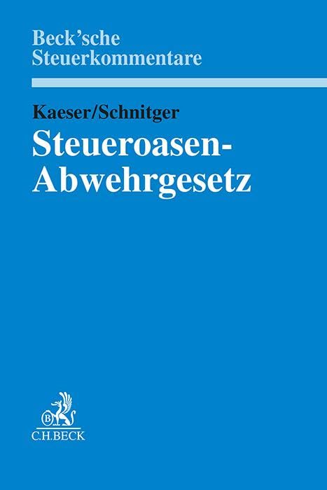 Steueroasen-Abwehrgesetz (Beck'sche Steuerkommentare) Law