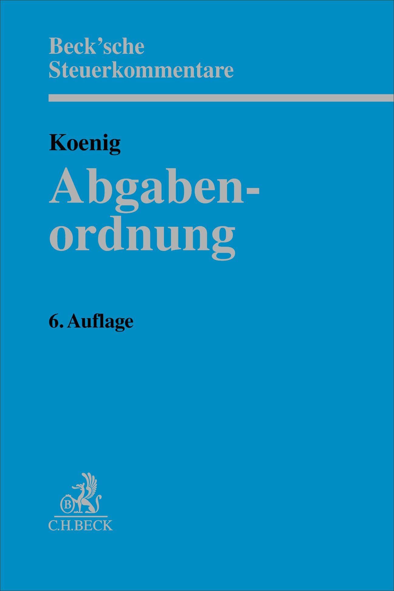 Abgabenordnung. AO Law