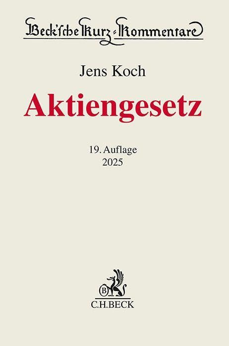 Aktiengesetz. AktG Law Books
