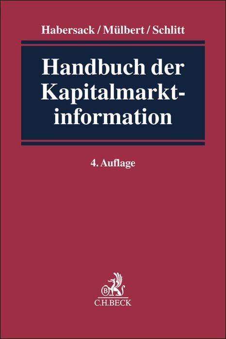 Handbuch der Kapitalmarktinformation Law