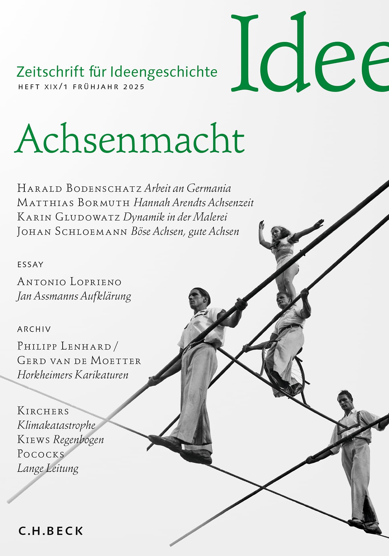 Zeitschrift für Ideengeschichte Heft XIX/1 Frühjahr 2025 Books