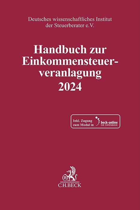 Handbuch zur Einkommensteuerveranlagung 2024. ESt 2024 Law