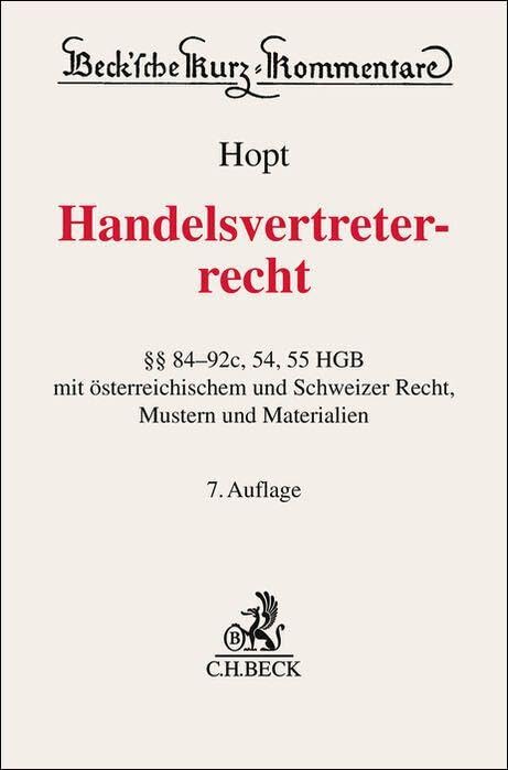 Handelsvertreterrecht Law