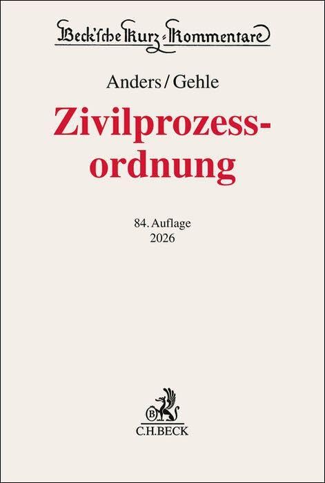 Product Image: Zivilprozessordnung. ZPO