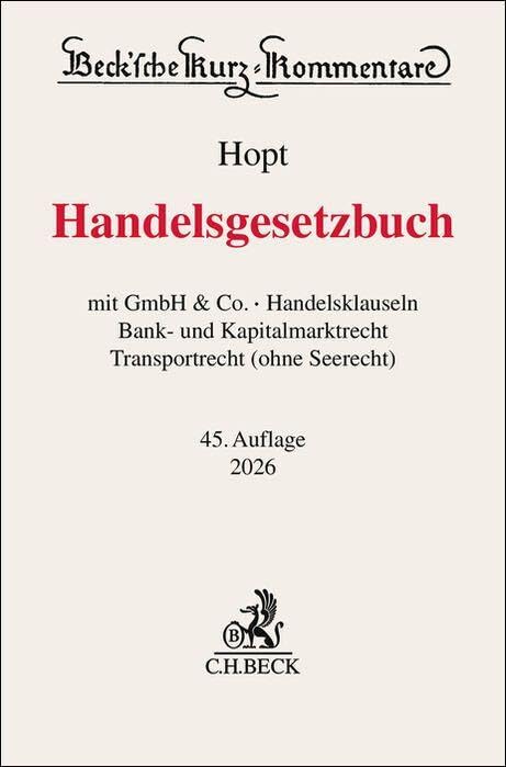 Handelsgesetzbuch. HGB Law