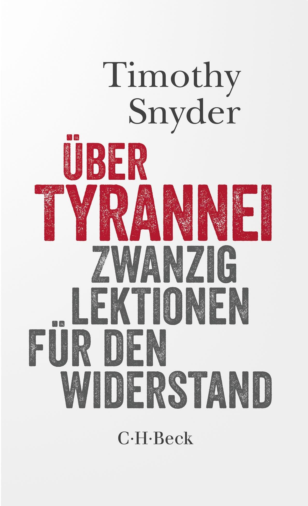 Über Tyrannei Social Sciences Books