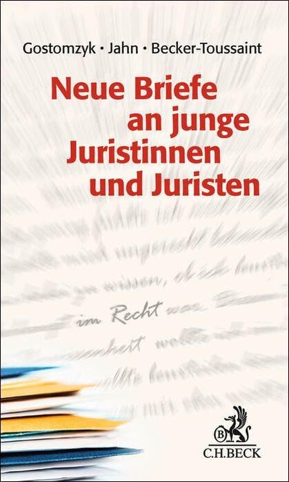 Neue Briefe an junge Juristinnen und Juristen Law