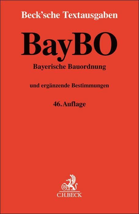 Product Image: Bayerische Bauordnung. BayBO