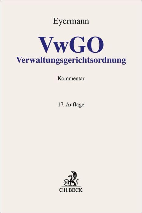 Verwaltungsgerichtsordnung. VwGO Law
