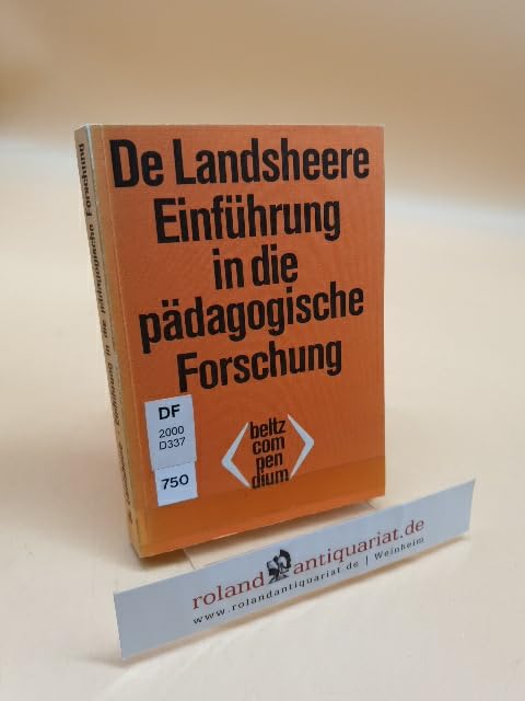 Einführung in die pädagogische Forschung. Schriften zur Methodenlehre der empirischen Pädagogik, 1 Books