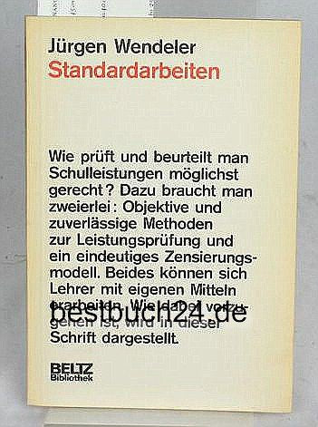 Standardarbeiten : Verfahren zur Objektivierung der Notengebung. Books