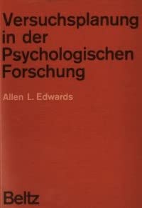 Product Image: Versuchsplanung in der Psychologischen Forschung