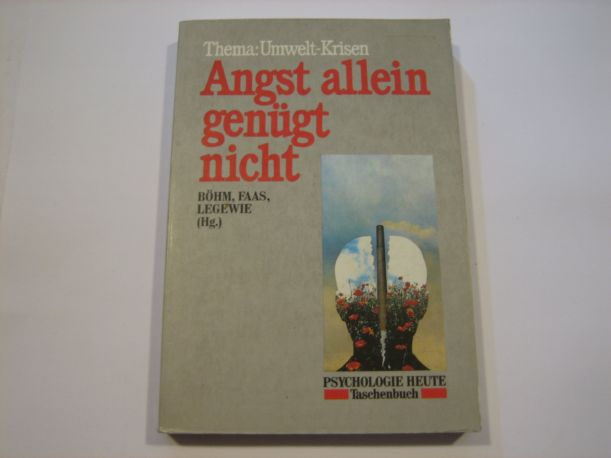Angst allein genügt nicht: Thema: Umwelt-Krisen (Beltz /Quadriga-Taschenbuch) Natural Sciences