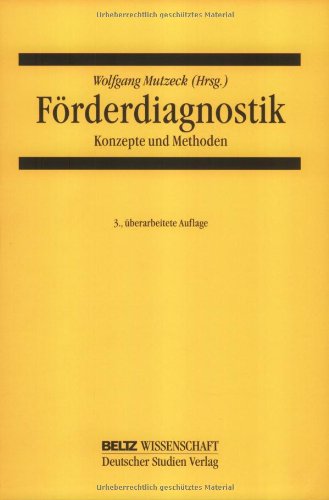Förderdiagnostik: Konzepte und Methoden (Beltz Wissenschaft) Education & Training