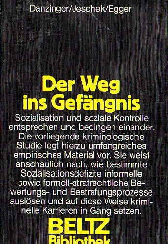 Der Weg ins Gefängnis.: Der Einfluss von familiärer Sozialisation und behördlicher Selektion auf die Entstehung von Straffälligkeit. Eine empirische Untersuchung.: 87 book