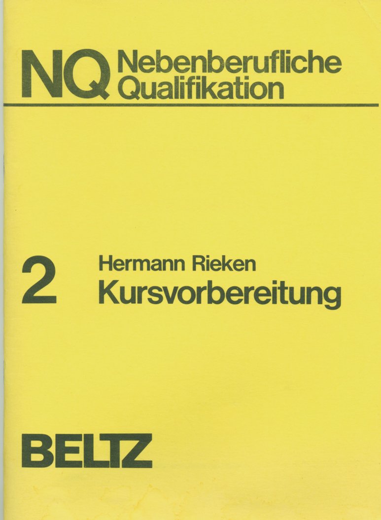 NQ - Nebenberufliche Qualifikation / Kursvorbereitung Books