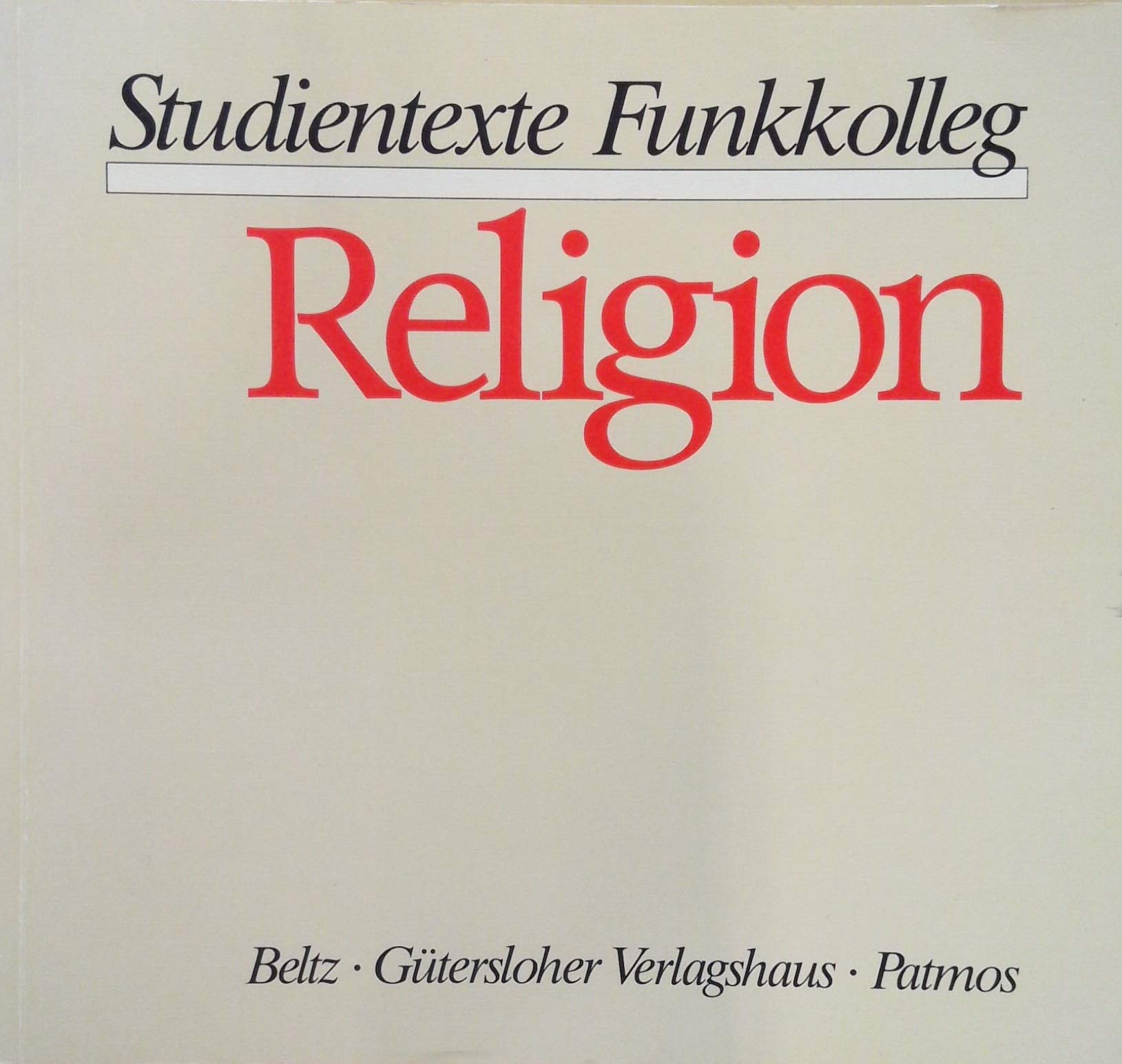Product Image: Studientexte Funkkolleg Religion