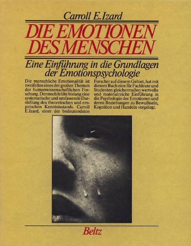 Die Emotionen des Menschen : e. Einf. in d. Grundlagen d. Emotionspsychologie. Books