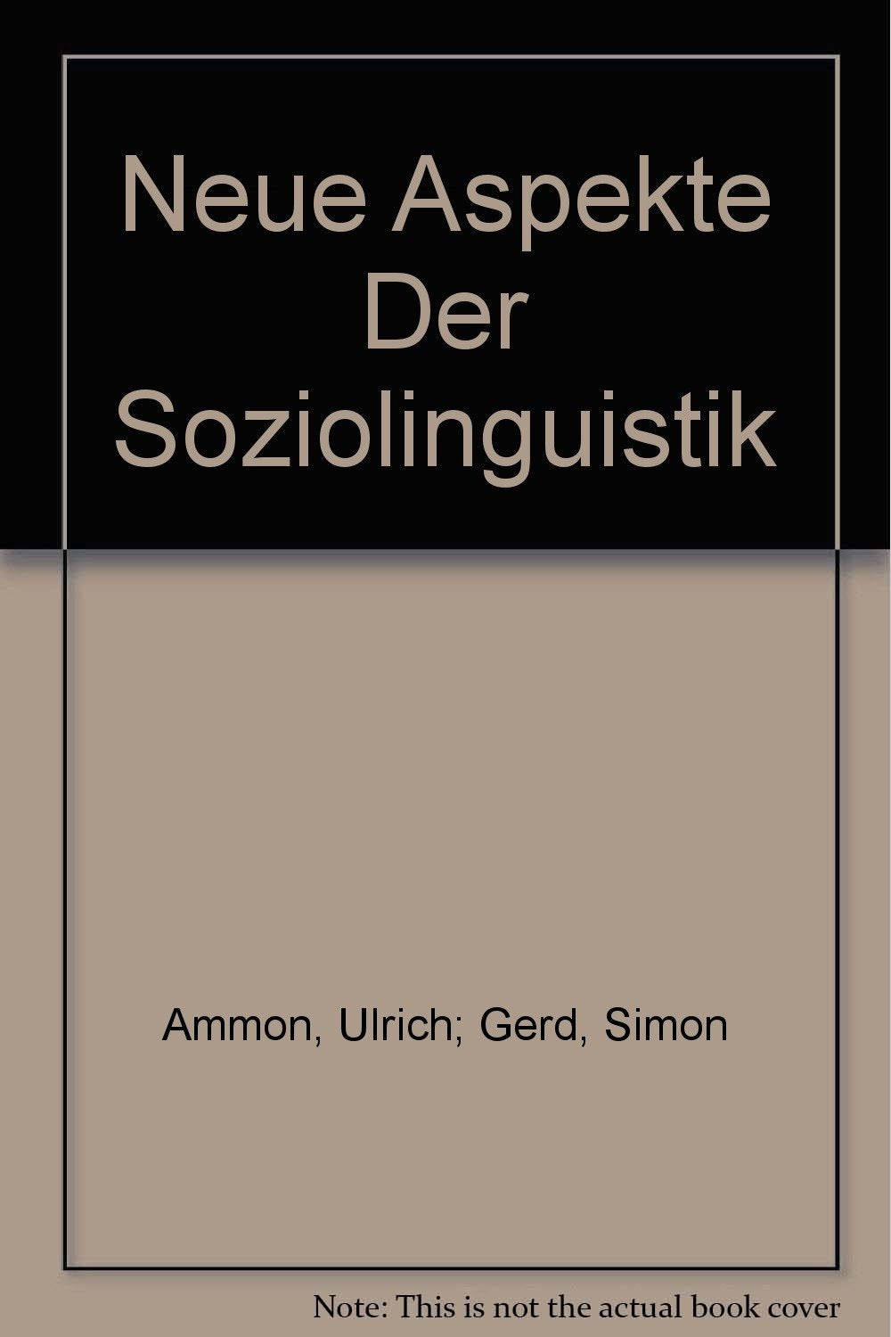 Neue Aspekte der Soziolinguistik. (Beltz Monographien Linguistik) book
