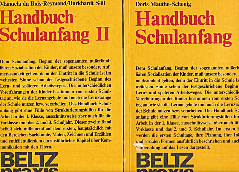 Handbuch Schulanfang II Education & Training Books