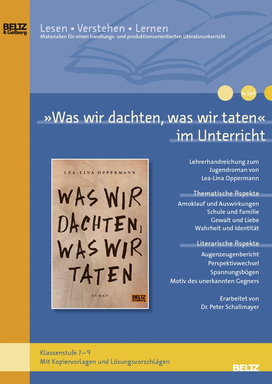 »Was wir dachten, was wir taten« im Unterricht Non-fiction