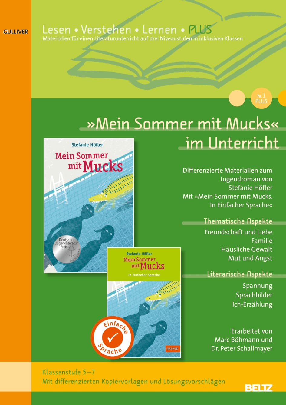 »Mein Sommer mit Mucks« im Unterricht PLUS Study Guides