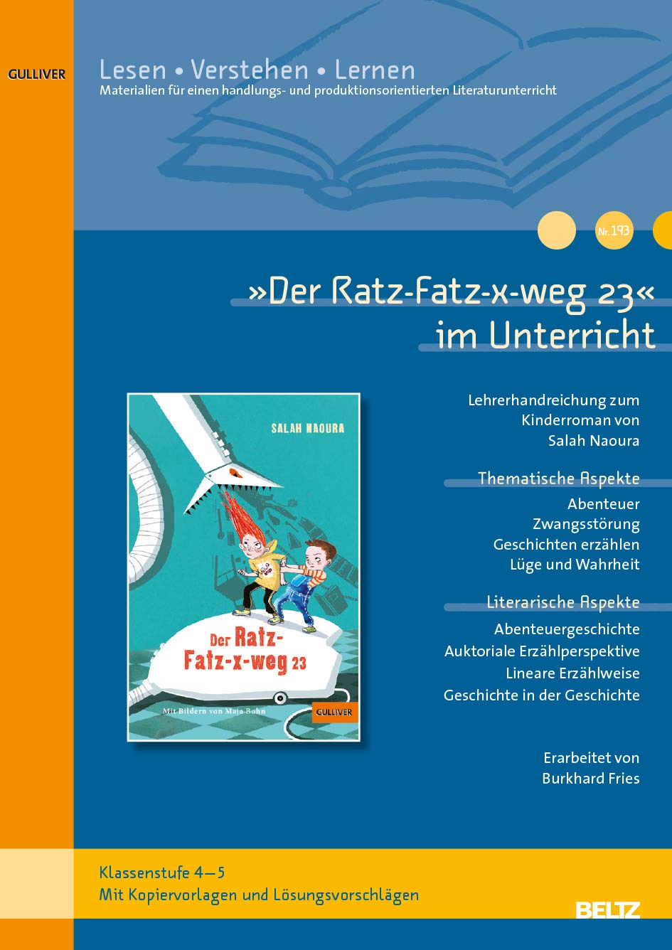 »Der Ratz-Fatz-x-weg 23« im Unterricht Novels & Short Stories