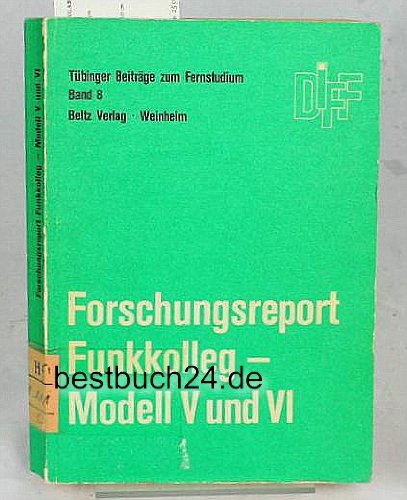 Forschungsreport Funkkolleg - Modell V und VI Books