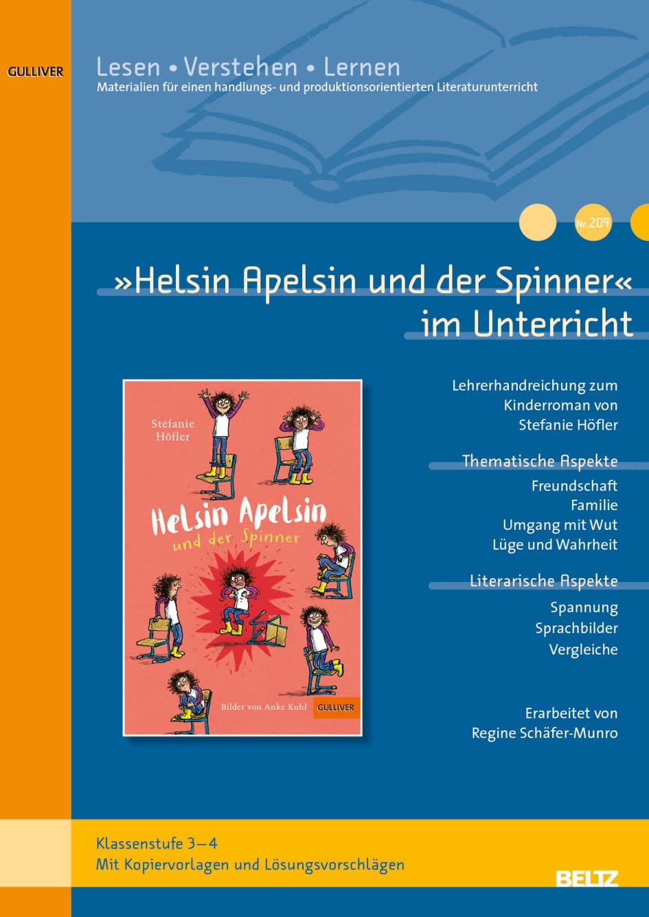 »Helsin Apelsin und der Spinner« im Unterricht Learning & Reference