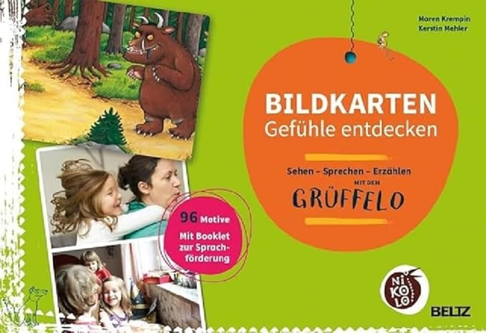 Der Grüffelo. Bildkarten Gefühle entdecken: Sehen - Sprechen - Erzählen mit dem Grüffelo book