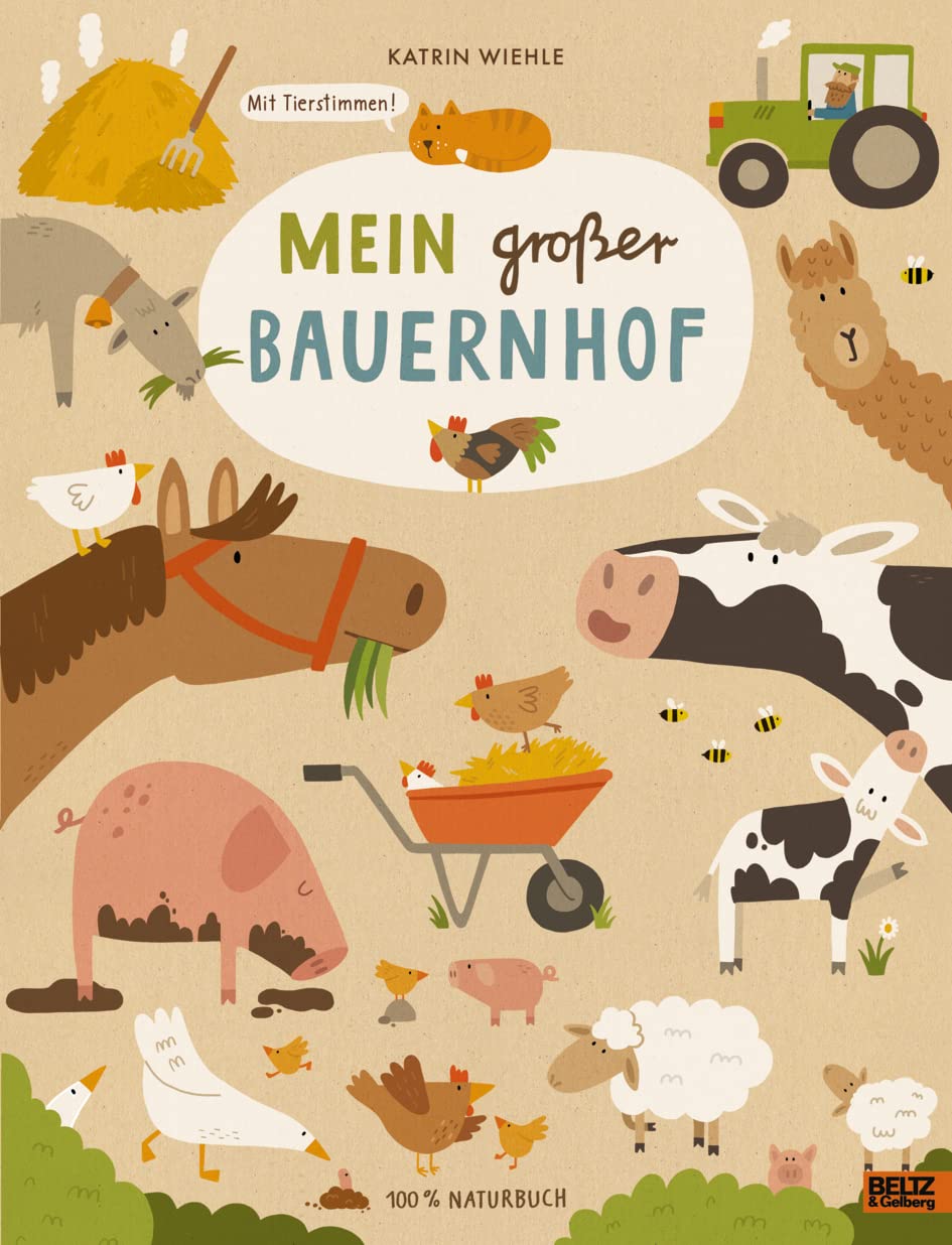 Mein großer Bauernhof: 100 % Naturbuch - Vierfarbiges Pappbilderbuch Natural Sciences