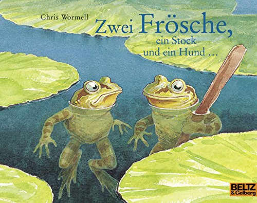 Zwei Frösche, ein Stock und ein Hund Health, Nutrition & Fitness