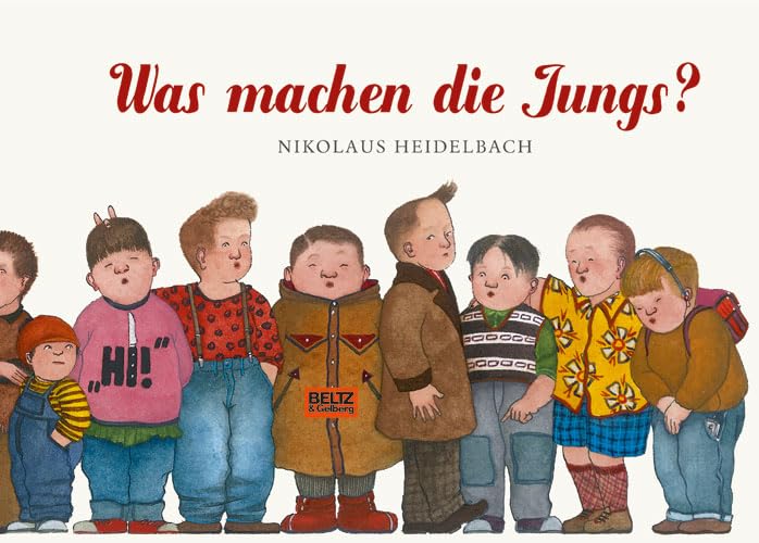 Was machen die Jungs?: Vierfarbiges Bilderbuch Children's books