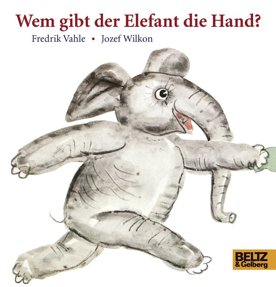 Wem gibt der Elefant die Hand?: Vierfarbiges Papp-Bilderbuch Parents & Children
