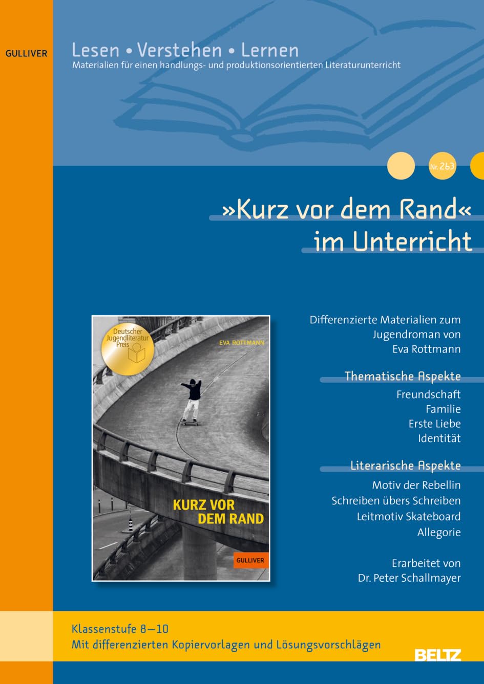 'Kurz vor dem Rand' im Unterricht Study Guides