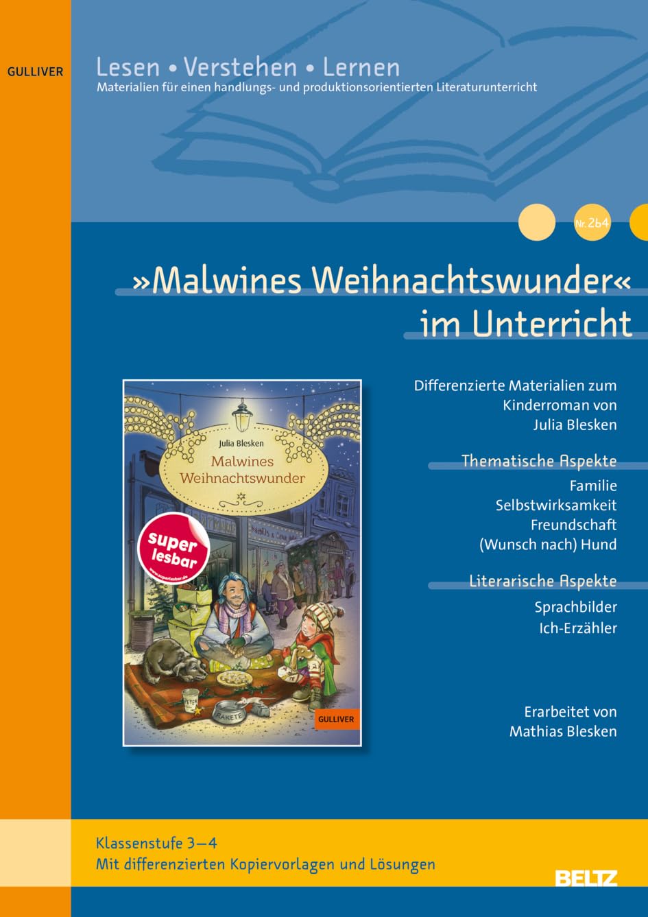 'Malwines Weihnachtswunder' im Unterricht Learning & Reference