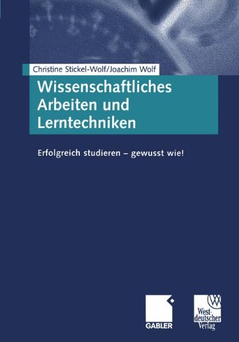 Wissenschaftliches Arbeiten und Lerntechniken. Erfolgreich studieren - gewusst wie! Law